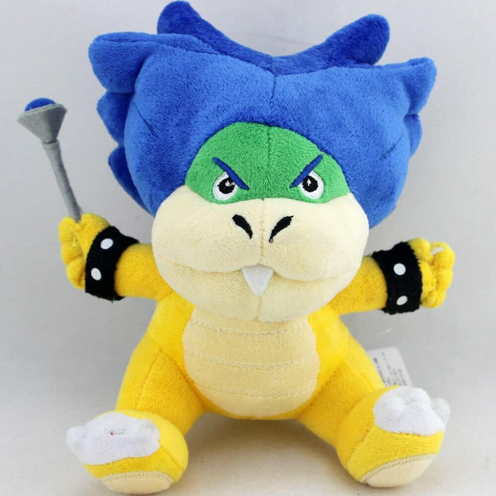 Morton Jr Ludwig Roy Koopa – Juguetes de peluche de 7 pulgadas, figura de animales de peluche de Koopalings, colección de anime suave, juguete nuevo
