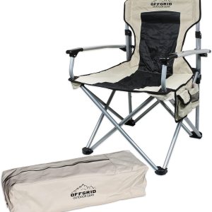 Raptor Series OFFGRID – Silla portátil plegable para acampar con bolsa de transporte, resistente, de gran tamaño Raptor Series OFFGRID – Silla portátil plegable para acampar con bolsa de transporte, resistente, de gran tamaño