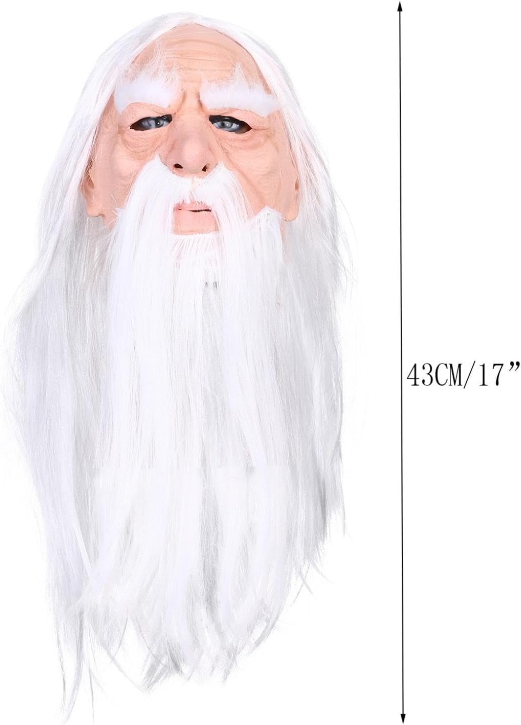 Máscaras de látex realistas para ancianos de Halloween, nariz grande, anciano, súper suave, terror, arrugas, cara