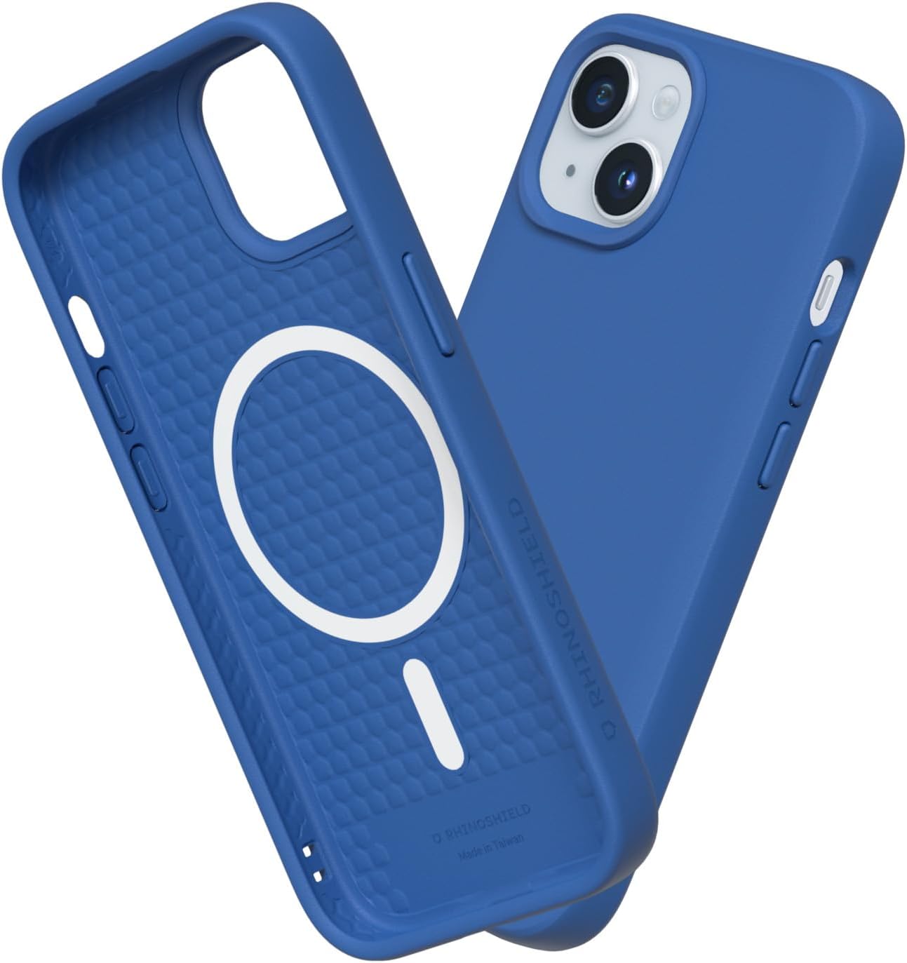 RhinoShield SolidSuit – Funda compatible con Magsafe para iPhone 15, absorbente de golpes, diseño delgado, con acabado mate de alta calidad,