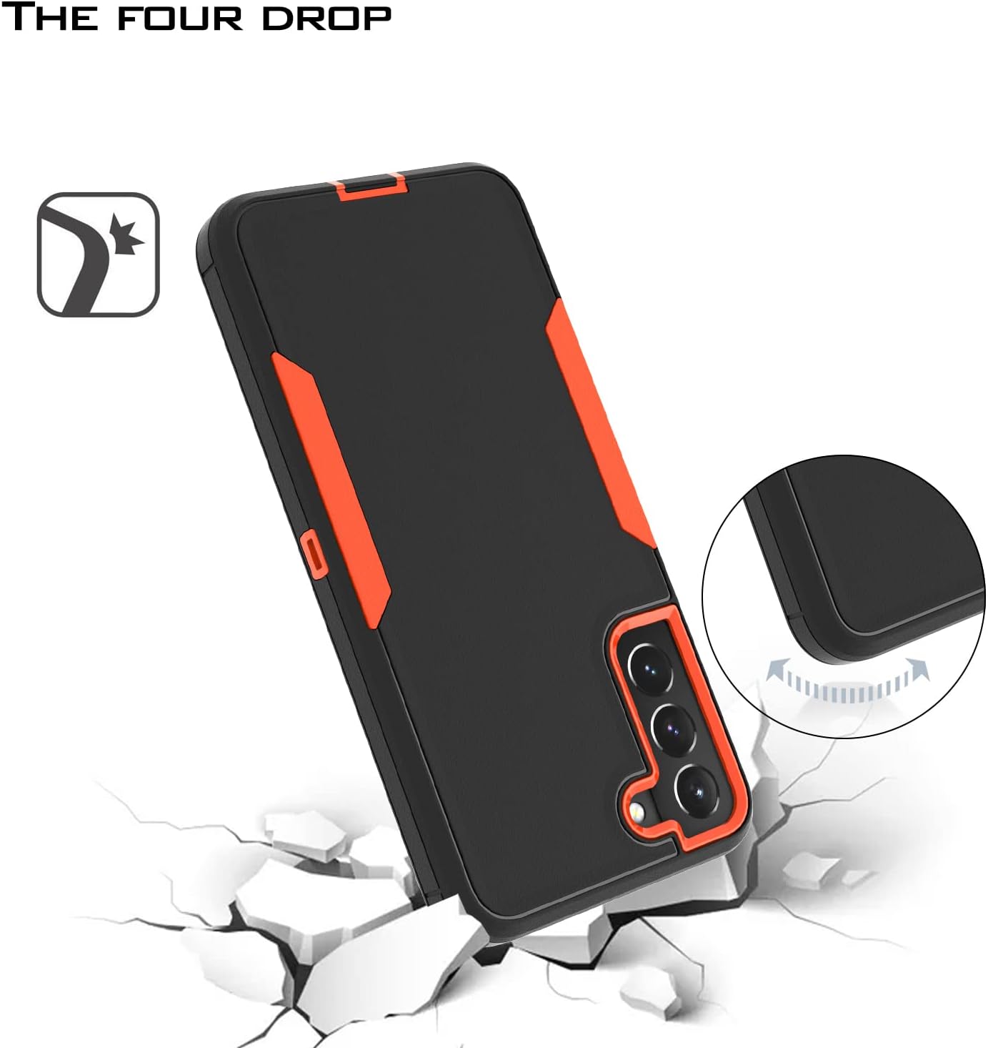 Funda para teléfono Galaxy S23, Samsung S23 SM-S908U con protectores de pantalla HD, soporte magnético para automóvil, resistente a prueba de