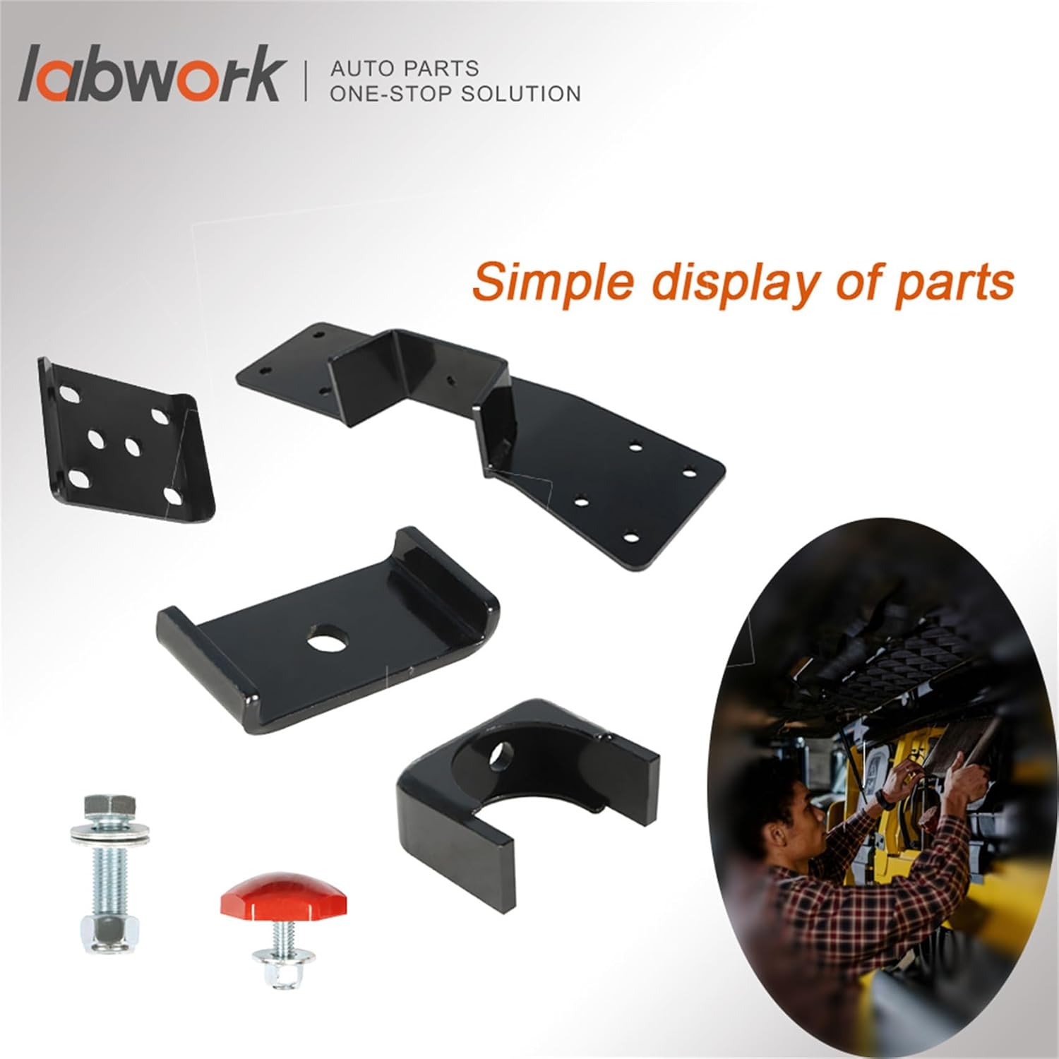 labwork Reemplazo del kit de caída de bajada de muesca C y abatible de eje trasero para Chevy 1999-2007