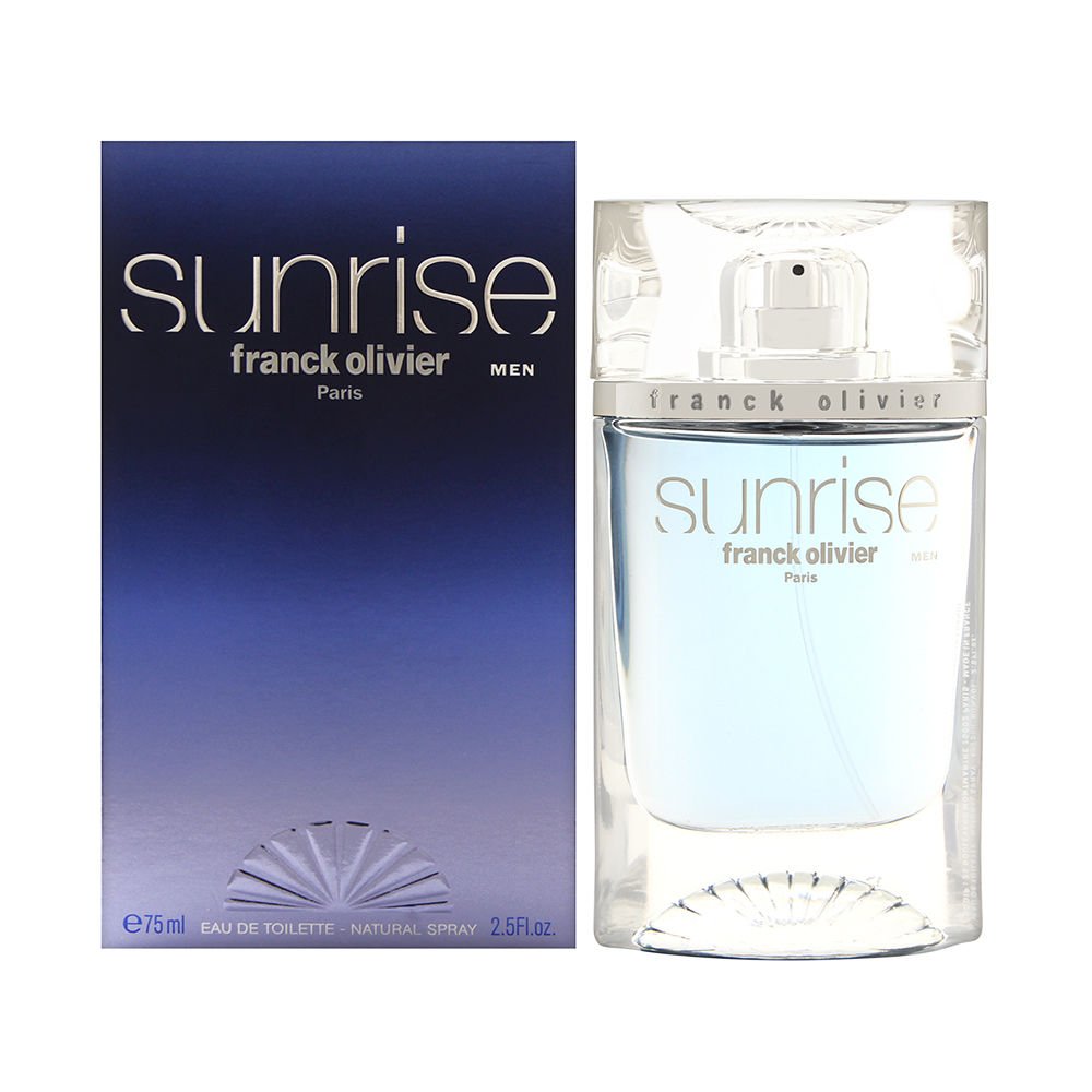 Franck Olivier Sunrise Eau de Toilette Spray para hombre, 2.5 onzas