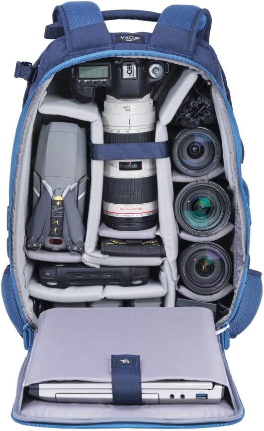 VANGUARD VEO Range T48 BG – Mochila para cámaras réflex digital profesionalessin espejo, estilo táctico, color beige
