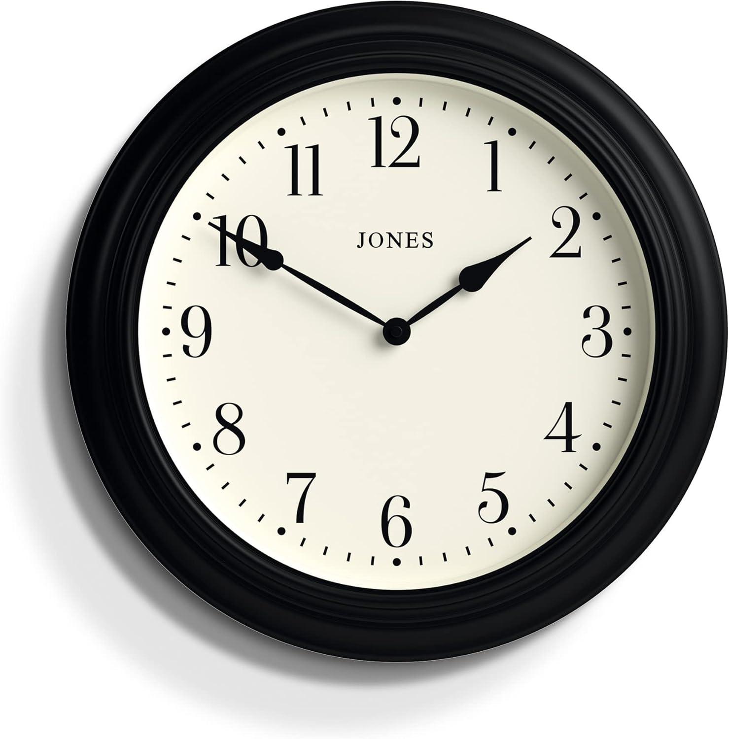 JONES CLOCKS Supper Club – Reloj de pared grande, diseño tradicional, decoración del hogar, reloj de sala de estar, decoración de casa de campo,