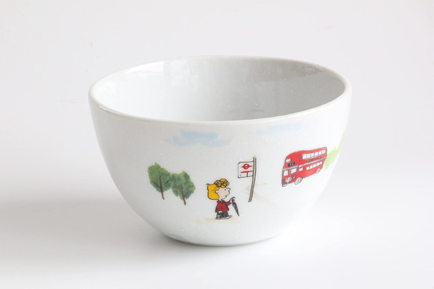 (Shimizutougyou) London Paris Snoopy Bowl, Set of 2