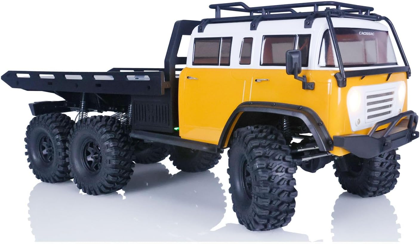 TOUCAN RC HOBBY CROSSRC JT6 6WD 6X6 RTR 2.4GHz 110 RC Crawler Control remoto modelo de coche plano