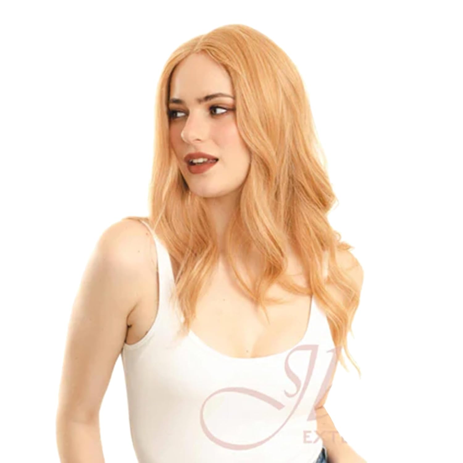 ADLE – Peluca de encaje frontal para mujer, pelucas sintéticas naturales para uso diario (pelucas de cabello natural)