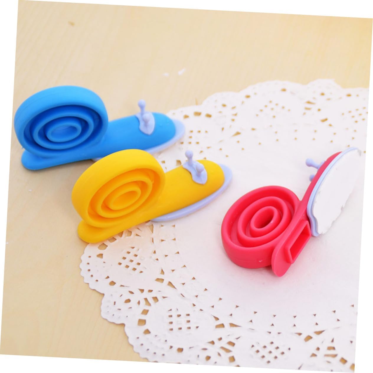 6 piezas de clip decorativo para puerta, protector de dedo de caracol, tapón de puerta de caracol, tapón decorativo para puerta de cuarto de bebé,