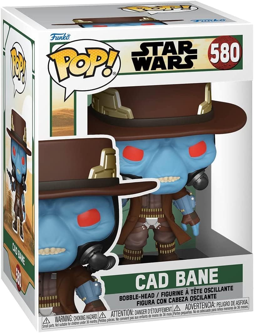 POP Star Wars Book of Boba Fett – Figura de vinilo de Cad Bane Funko (con funda protectora de caja compatible), multicolor, 3.75