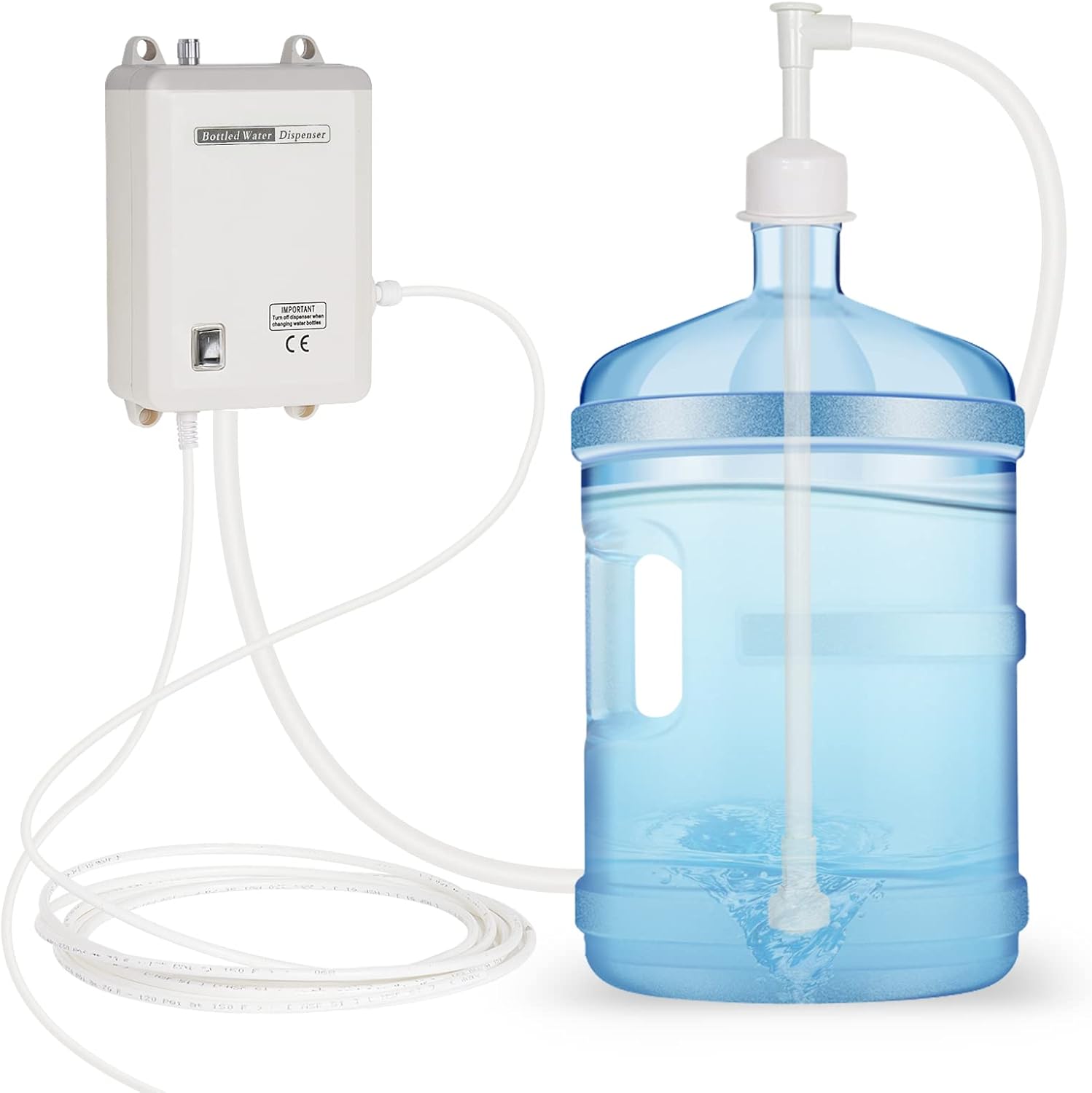 Bomba de agua potable ajustable de velocidad de 110 V, 30 W, 5 galones, 60 PSI, velocidad 2950 flujo, 2 L, enchufe americano, grado alimenticio,