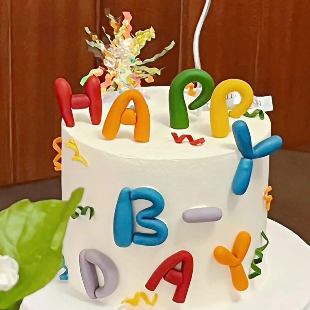 Decoración para tartas de cumpleaños de color caramelo para niñas, decoración de pastel de feliz cumpleaños, decoración de pastel de cumpleaños para