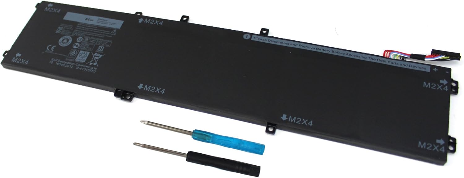 ANGWEL Batería 4GVGH para portátil Dell Precision 5510, Dell XPS 15 9550 Series, apta para 4GVGH 1P6KD 11.1V 84Wh