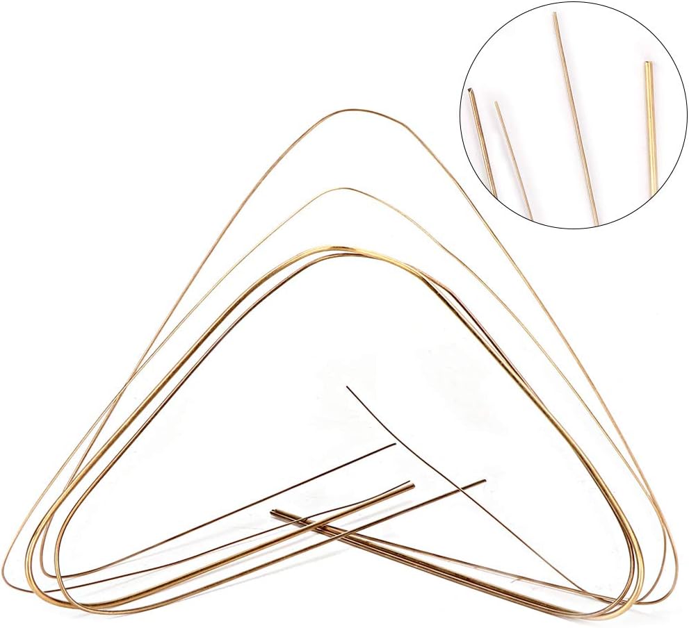 4 varillas de soldadura, 0.020 in, 0.028 in, 0.039 in, 0.059 in, alambre de joyería de plata, cobre y aleación de aluminio, alambre de soldadura de