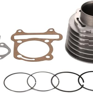 WOOSTAR Kit de reconstrucción de cilindro de orificio grande de 2.260 in con reemplazo de pistón para GY6 4 tiempos 125cc 150cc 157QMJ 152QMI motor WOOSTAR Kit de reconstrucción de cilindro de orificio grande de 2.260 in con reemplazo de pistón para GY6 4 tiempos 125cc 150cc 157QMJ 152QMI motor