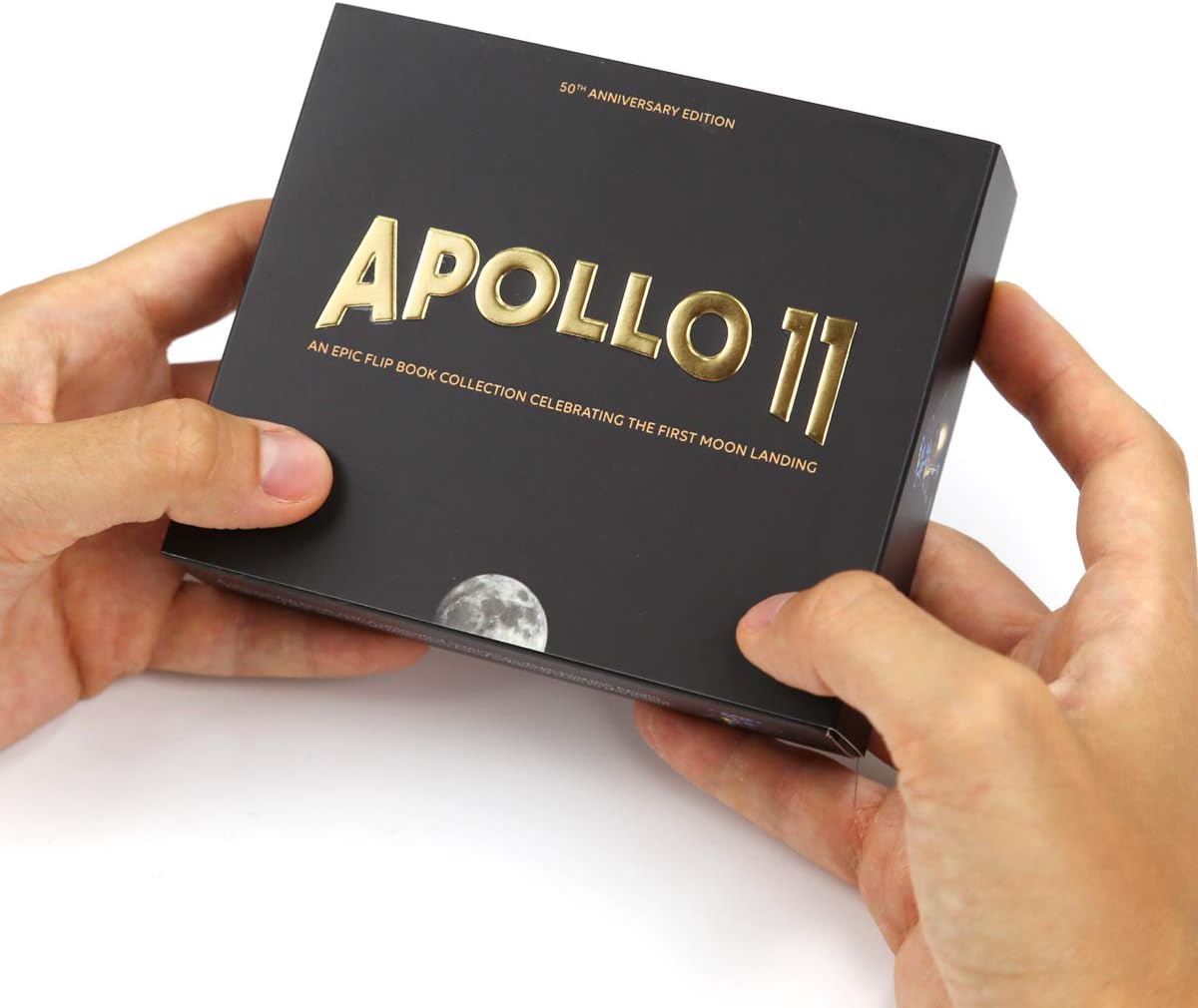 The Apollo 11 Flipbook Edition – 2 Flipbooks con 12 animaciones con el primer aterrizaje lunar de la NASA – Emocionante juego educativo – con cohete
