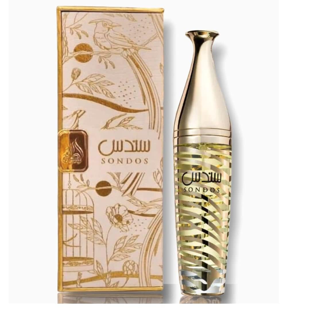 Lattafa Perfumes Sondos Eau de Parfum Spray para mujer, 3.4 onzas
