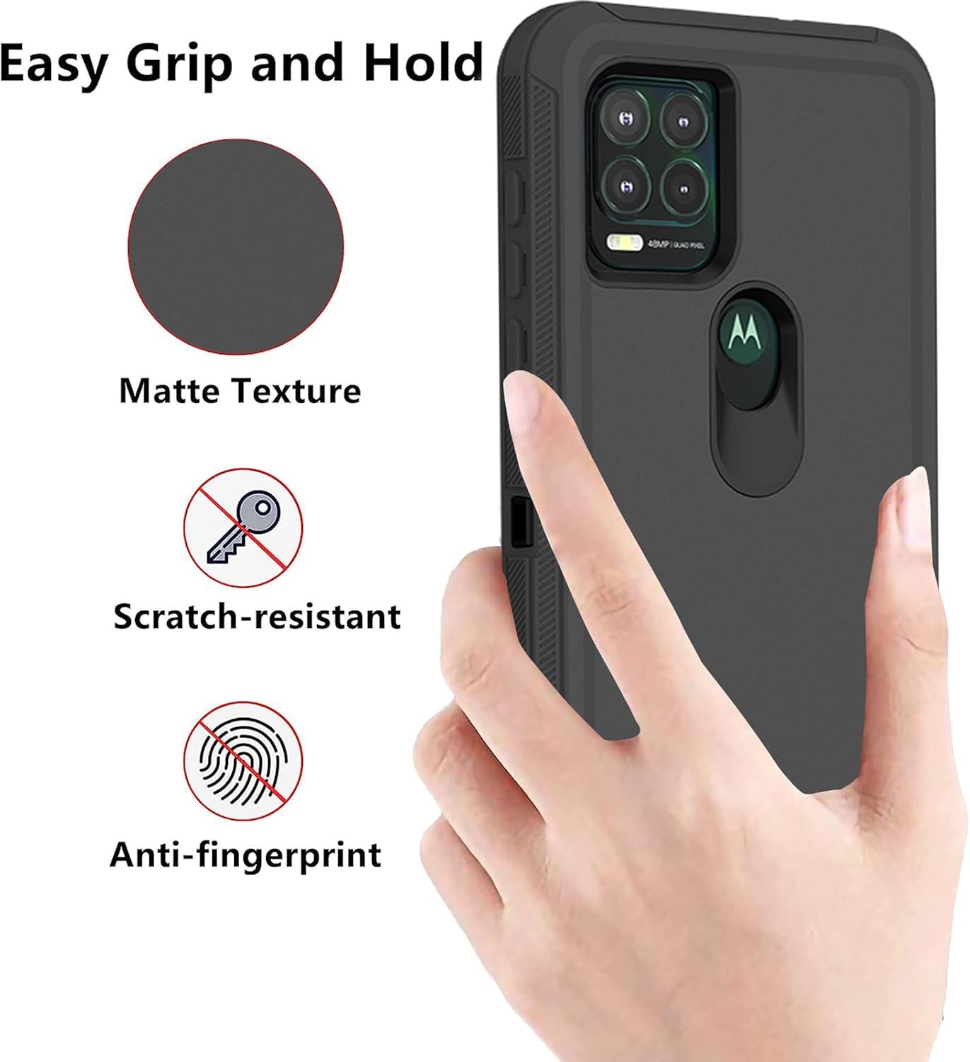 Funda Defender para Motorola Moto G Stylus 5G 2021, TPU suave PC duro resistente a prueba de golpes a prueba de polvo 3 en 1 cubierta de teléfono