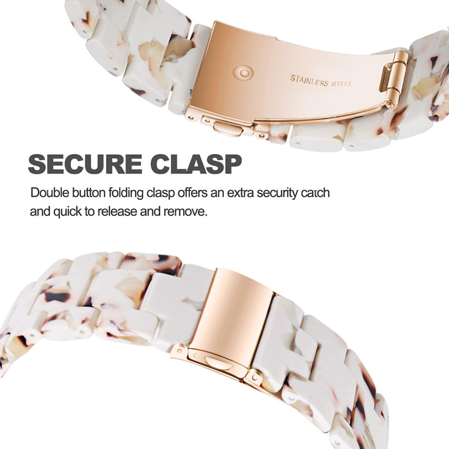 DEALELE Correas compatibles con Galaxy Watch de 1.81 pulgadas  Galaxy 3 de 1.772 pulgadas (1.772 in), 0.86 pulgadas (0.866 in), correa de resina