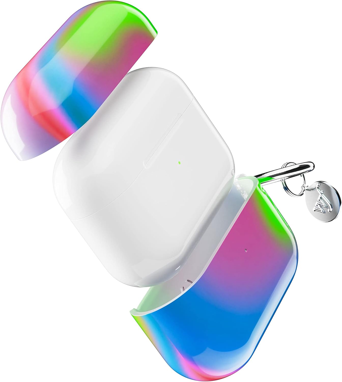 Wildflower Fundas – Aura Case, compatible con Apple Airpods Pro  Moderno, rosa, azul, manifiesto, lindo, verano, regalo, protector, llavero,