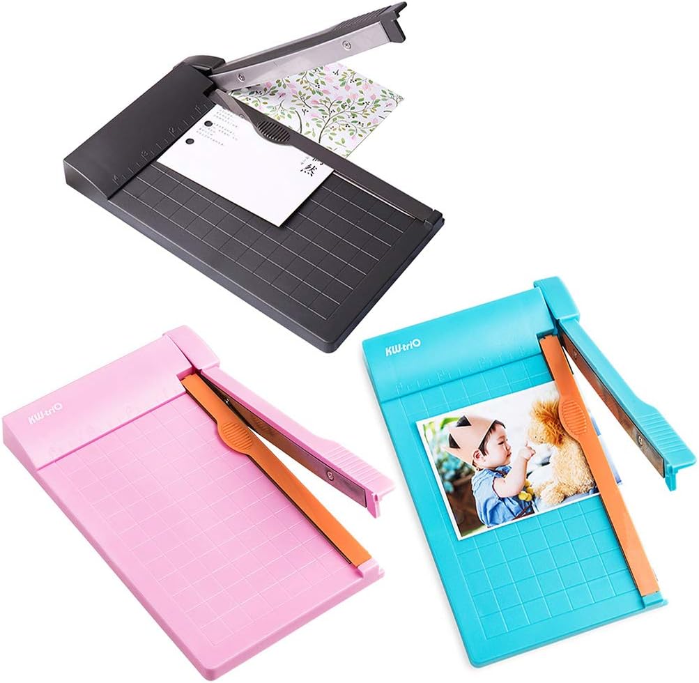 Cortador de papel Trimmer Photo Guillotine Cutting Machine Scrapbook Ruler Gancho para tejer