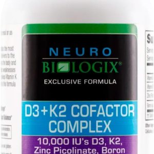 Complejo de Vitamina D3 K2cofactor 10000Ius45mcg60Cápsulas por neurobiologix Complejo de Vitamina D3 K2cofactor 10000Ius45mcg60Cápsulas por neurobiologix