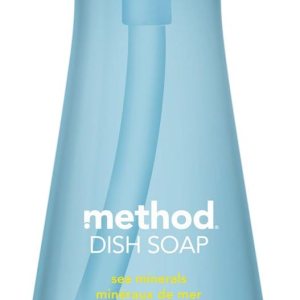 Method 00734CT Jabón para platos, minerales marinos, botella con bomba de 18 onzas, 6cartón Method 00734CT Jabón para platos, minerales marinos, botella con bomba de 18 onzas, 6cartón