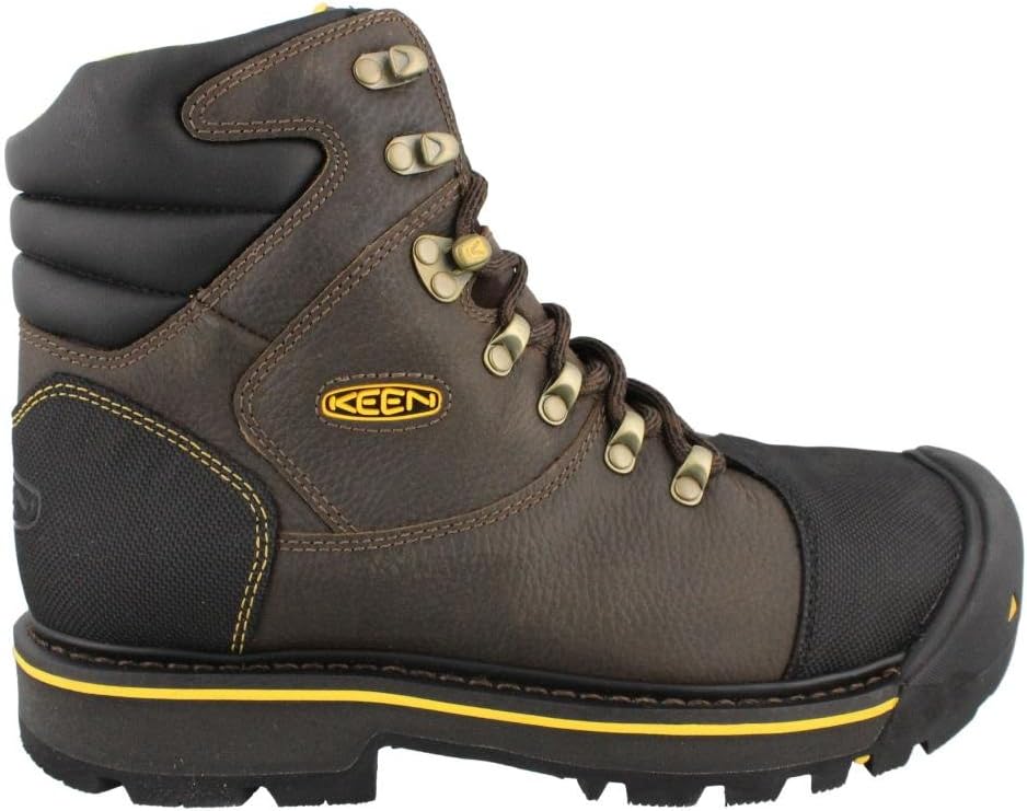 KEEN Utility Botas de trabajo Milwaukee 6 con punta de acero para hombre