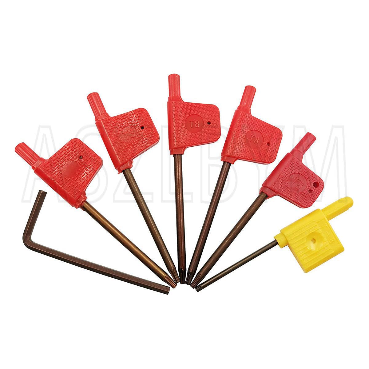 ASZLBYM 38″ 10mm Shank Indexable Carbide Lathe Turning Tool Holder Set Cutting Tools for Turning Grooving Threading Boring Bar with Carbide Turning