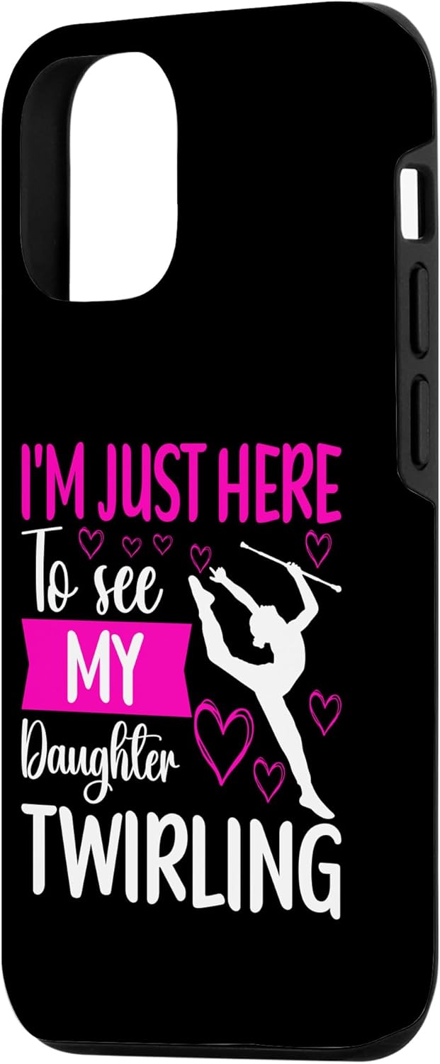 Funda para iPhone 14 Pro Baton Twirling Mom Majorette Baton Twirler