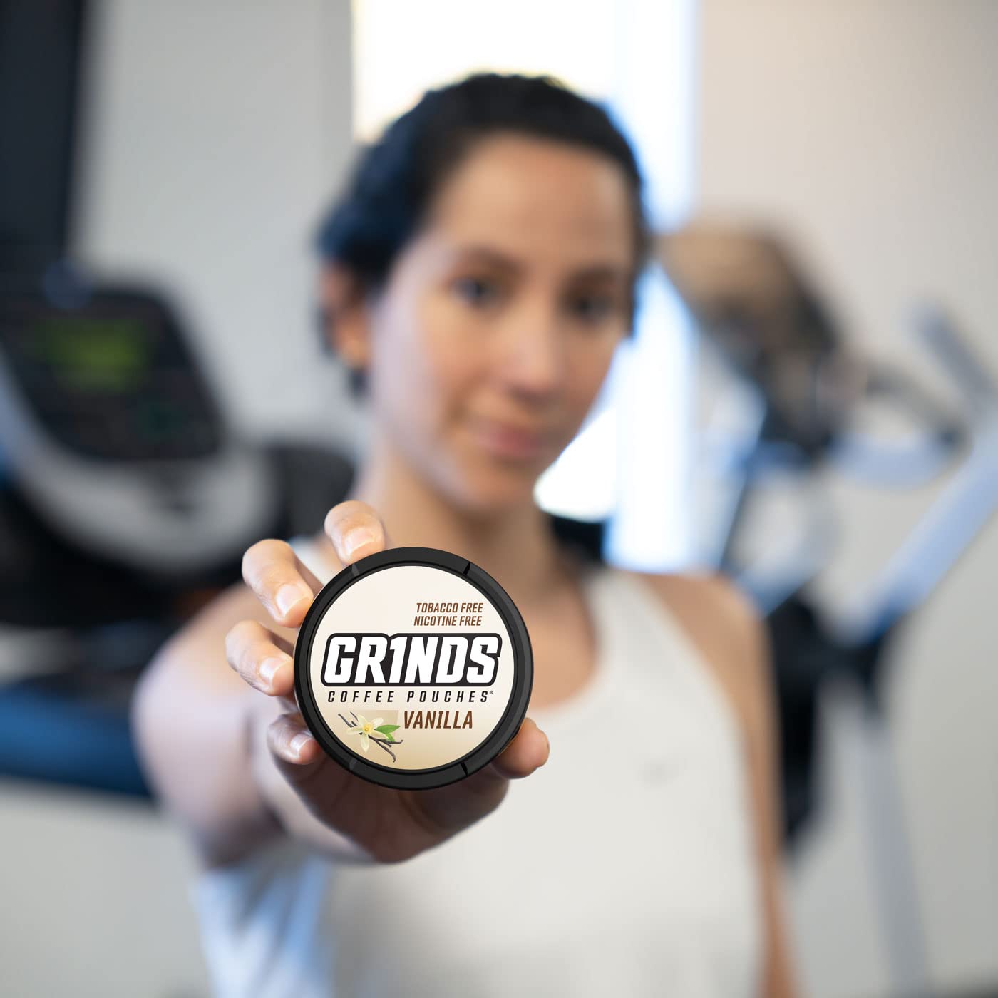 Bolsas de café Grinds  3 latas de vainilla  Sin tabaco, sin nicotina alternativa saludable  18 bolsas por lata