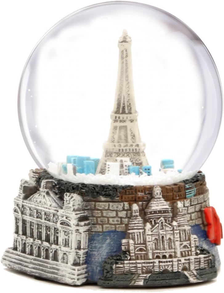 Mini Paris Effiel Tower – Globo de nieve (2,5 pulgadas)