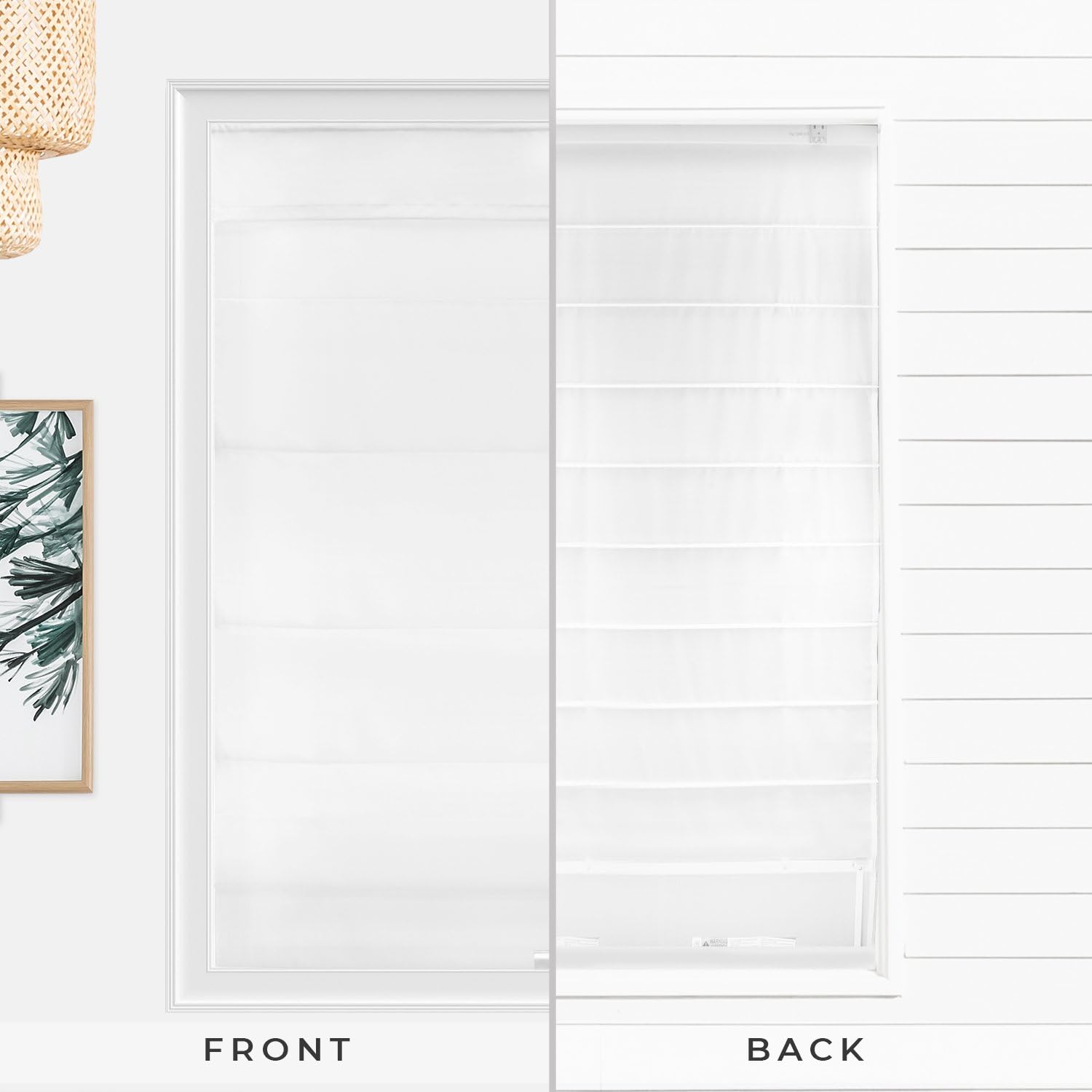 CHICOLOGY – Persianas romanas para ventanas, tratamientos de ventana, persianas para oscurecimiento de habitación, persianas de ventana, 29 pulgadas