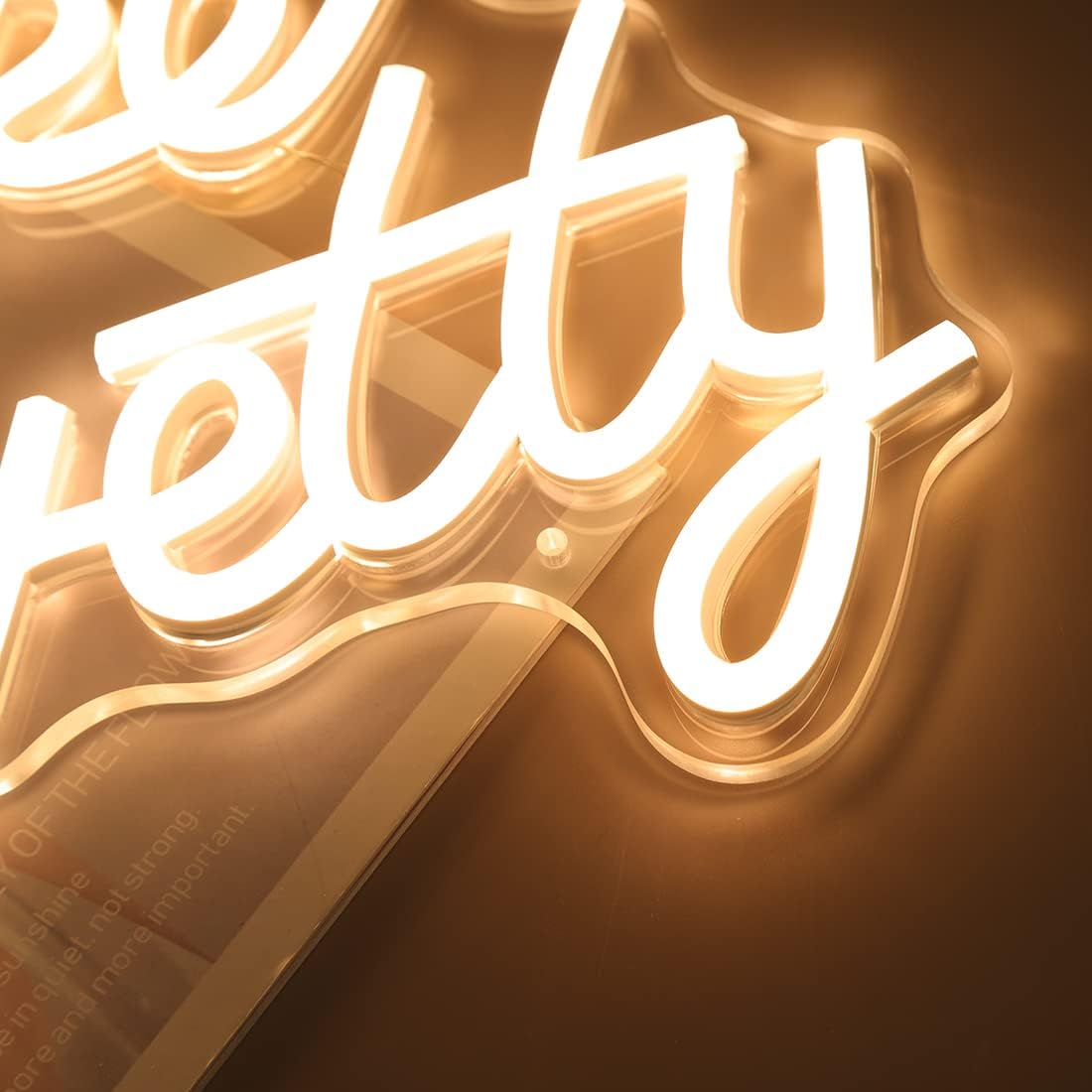 Letrero de neón con texto en inglés “You’re Like Really Pretty – Letrero de neón para dormitorio, boda, compromiso, despedida de soltera,