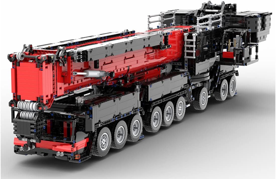 Technic Crane para grúa Liebherr LTM1750, 7778 piezas exclusivas MOC RC construcción de grúa con 12 motores, compatible con Lego