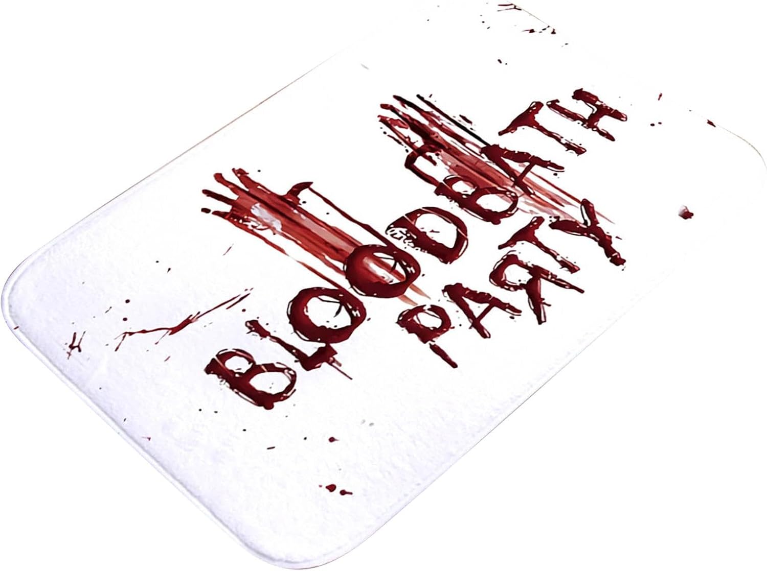 Alfombra de baño de Halloween, tapete de baño de sangre de broma, tapete de baño de color cuando está mojado, antideslizante, decoración de
