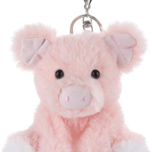 Apricot Lamb Cute Toys – Llavero suave de peluche de cerdo rosa para bolsa de niños, bolso, mochila y bolso (cerdo rosa, 5 pulgadas), Rosado Apricot Lamb Cute Toys – Llavero suave de peluche de cerdo rosa para bolsa de niños, bolso, mochila y bolso (cerdo rosa, 5 pulgadas), Rosado