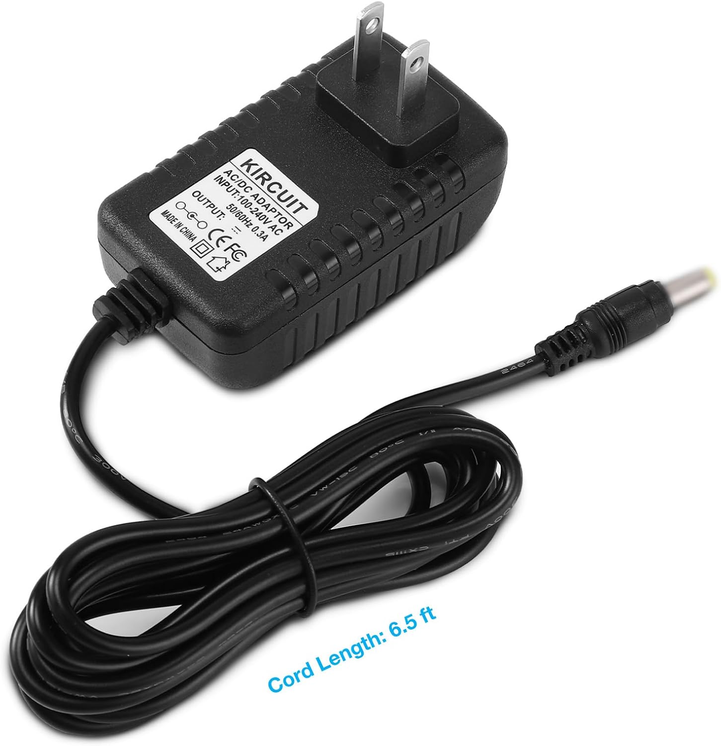 Kircuit Adaptador de CA CC compatible con Smartele FF16 FF-16 Ventilador recargable de 16 pulgadas y 16 pulgadas de batería de piso de 15000 mAh