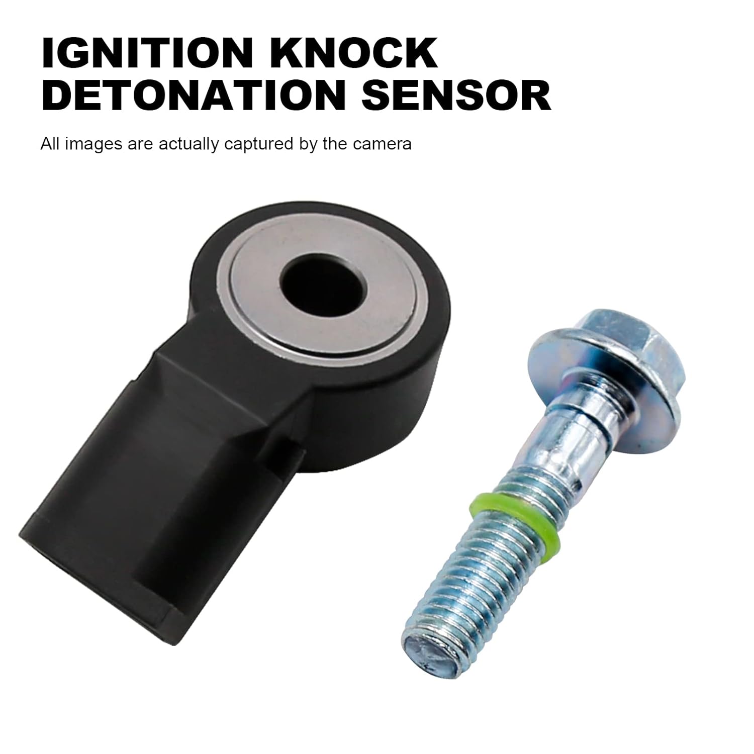12570125 Sensor de detonación de golpe de encendido apto para Chevrolet Malibu Savana Sierra Silverado Suburban Tahoe Terrain Trailblazer Traverse