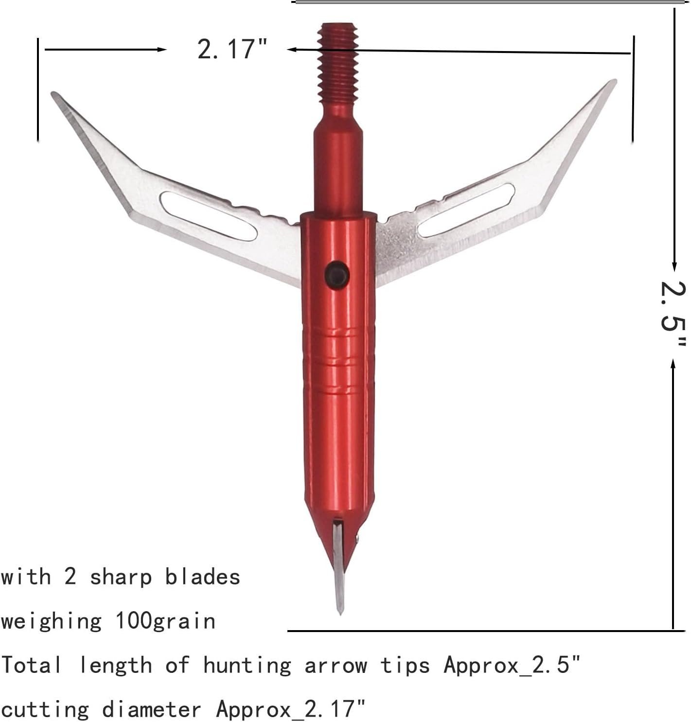 Broadheads de caza, 12 unidades, hoja de corte, cabeza ancha de tiro con arco, 100 o 125 granos, puntas de flecha, compatibles con arcos