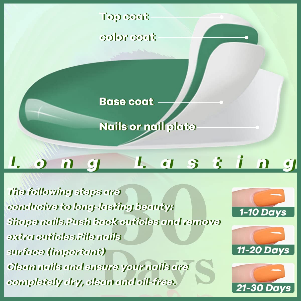 YADADA Esmalte de uñas de gel, esmalte de gel verde oscuro Starlight, esmalte de uñas de gel neutro, colores de otoño, 0.42 onzas líquidas, 0.4fl oz