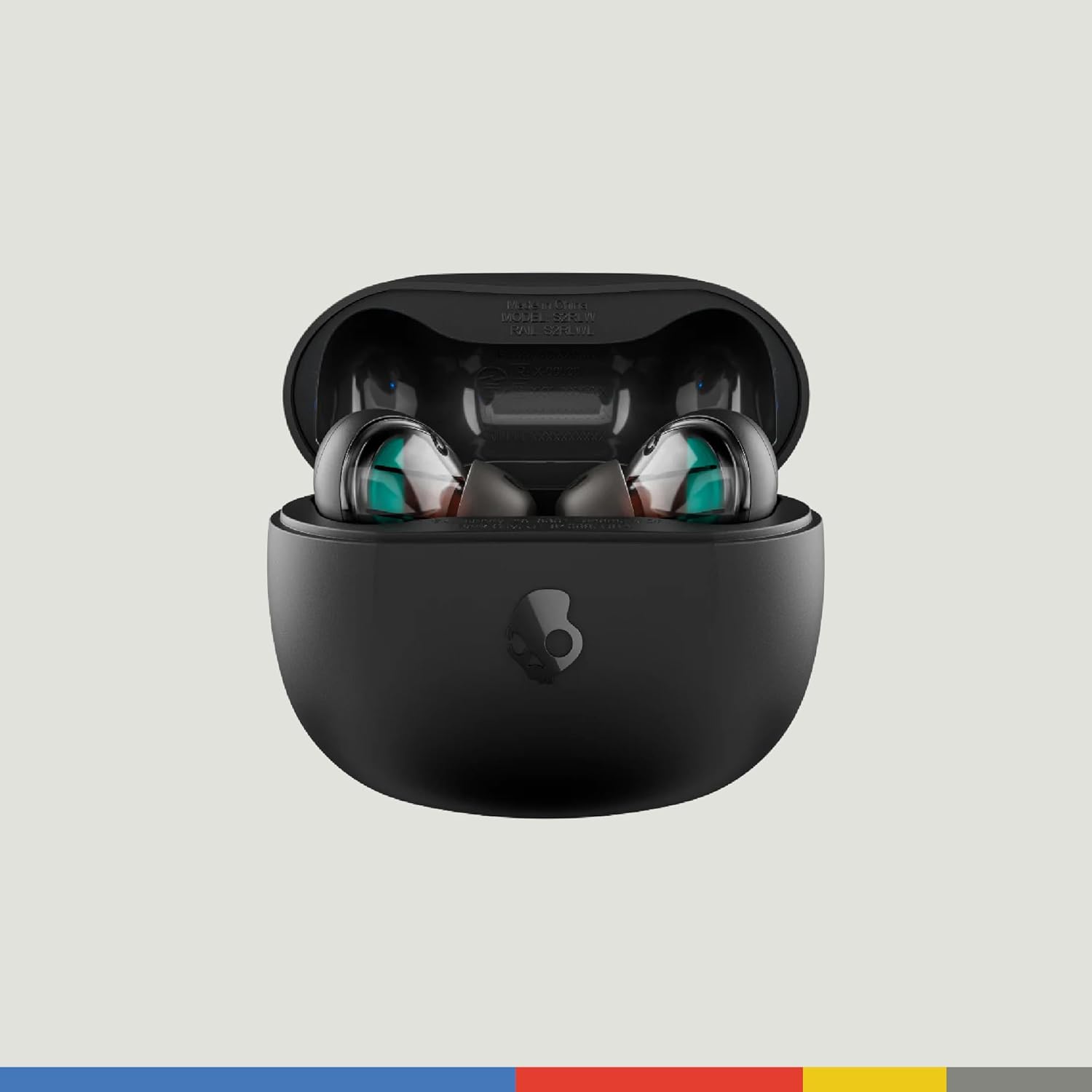 Skullcandy Rail – Auriculares inalámbricos intrauditivos, batería de 42 horas, Skull-iQ, habilitado para Alexa, micrófono, funciona con dispositivos