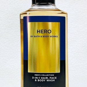 Bath & Body Works HERO – Gel de baño 3 en 1 para hombre, para cabello, cara y cuerpo, 10.0 onzas líquidas Bath & Body Works HERO – Gel de baño 3 en 1 para hombre, para cabello, cara y cuerpo, 10.0 onzas líquidas