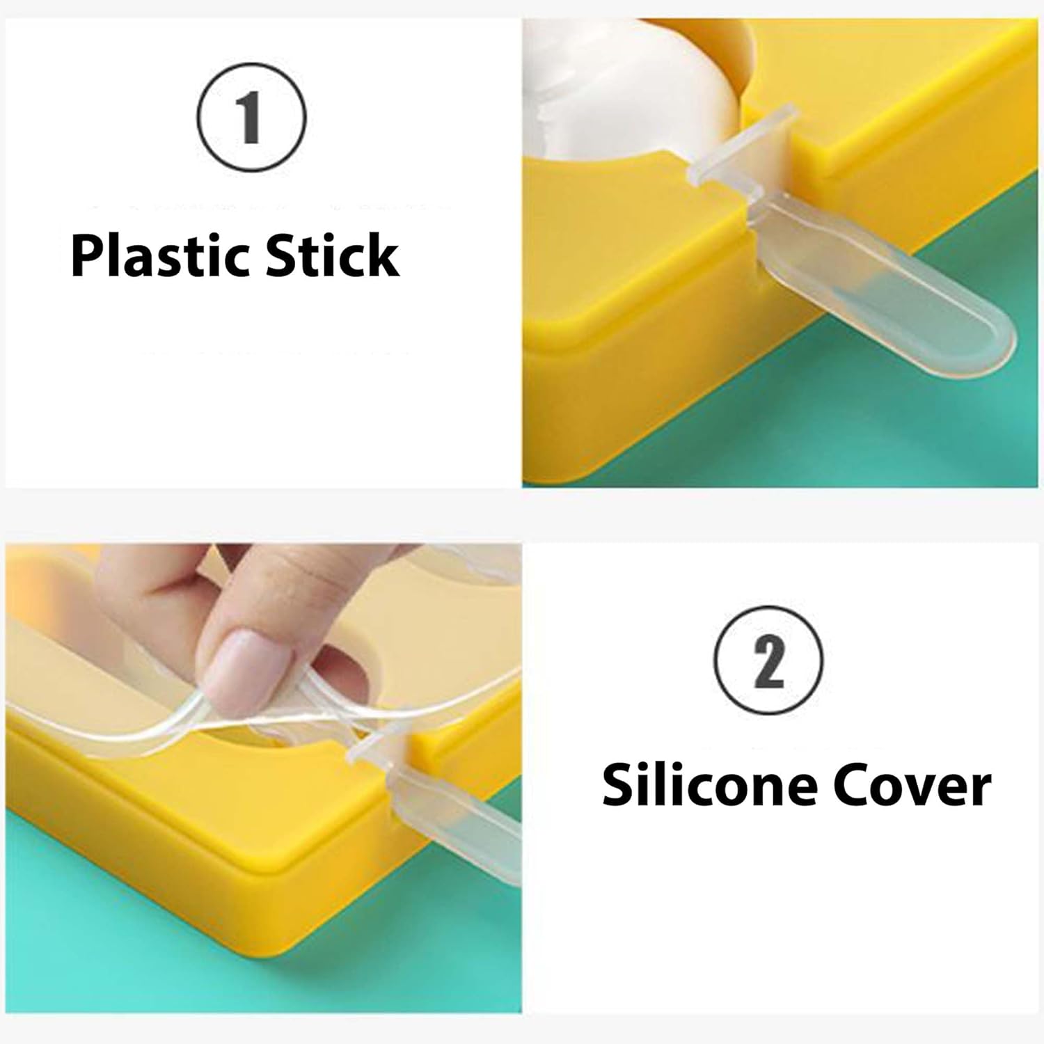 Molde de paleta para gato, molde de dragón, molde para palitos de paletas, molde para cubitos de hielo, molde para bandeja de hielo