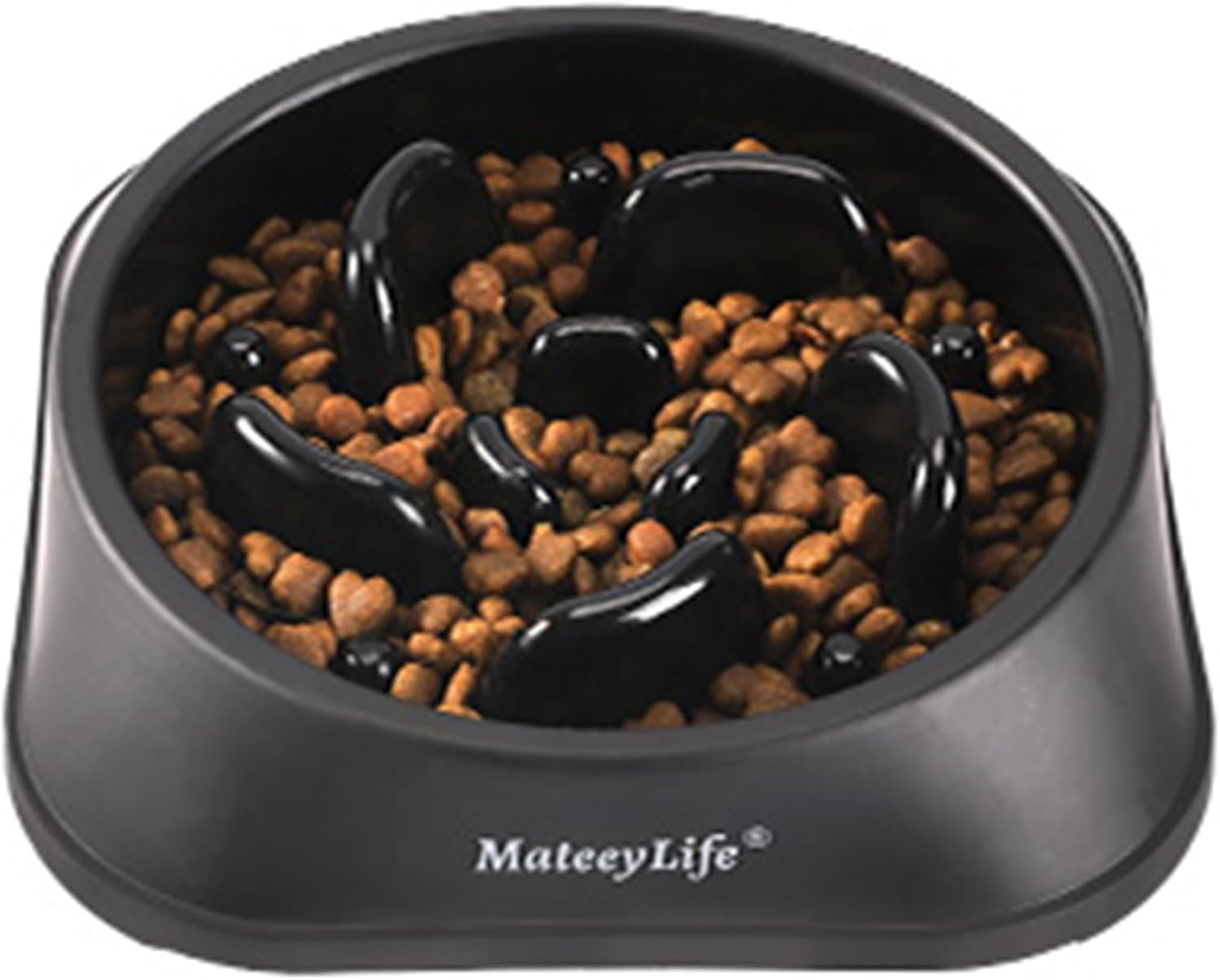 MateeyLife Cuencos de alimentación lenta para perros, rompecabezas antiasfixia, cuencos de comida para perros, cuencos interactivos antideslizantes