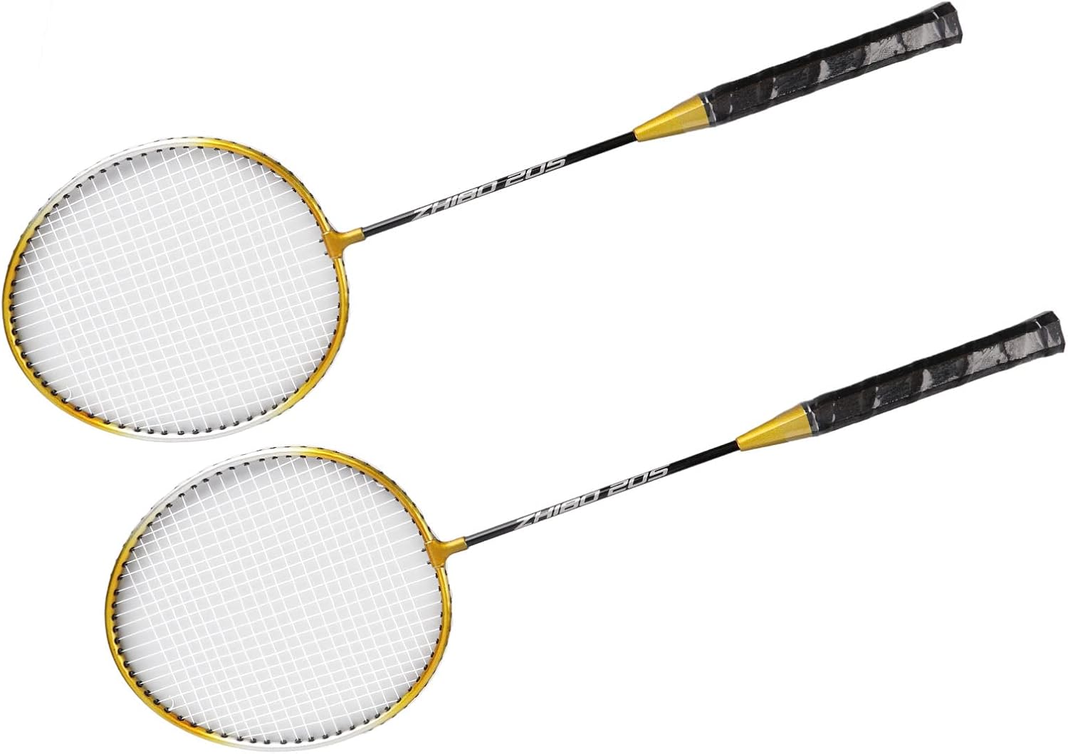 Juego de raquetas de bádminton para juegos de patio trasero al aire libre, juego recreativo, principiantes, 205, raqueta de bádminton de aleación de