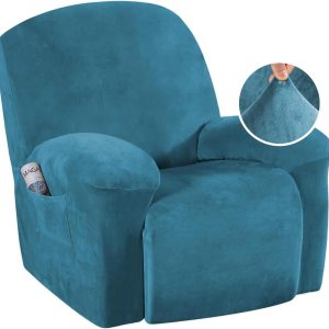 H.VERSAILTEX – Funda para sillón reclinable de terciopelo de 1 pieza, para sillón reclinable grande, protector de muebles de terciopelo suave de H.VERSAILTEX – Funda para sillón reclinable de terciopelo de 1 pieza, para sillón reclinable grande, protector de muebles de terciopelo suave de