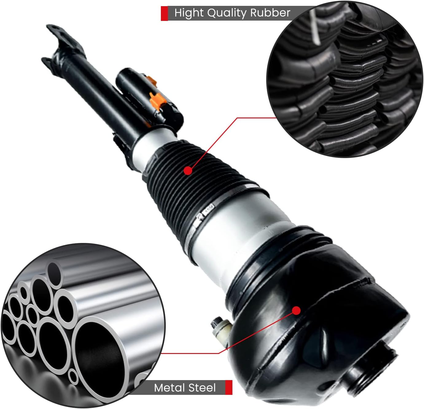 VIGOR Amortiguador de aire delantero derecho con EDC compatible con BMW Serie 7 2016-2022 G11 G12 740 745 750 760 2WD Car Air Strut OEM Reemplazar