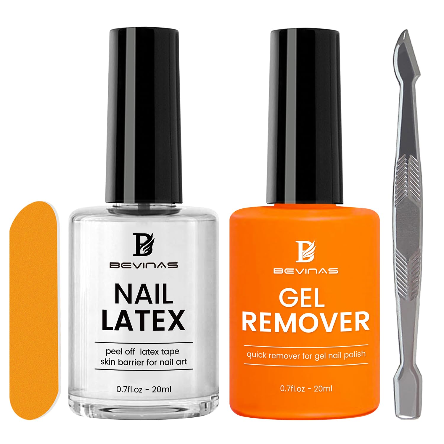 Removedor de gel y látex de uñas para uñas, removedor de esmalte de uñas, juego de removedor de esmalte de uñas, cinta de látex de gel y látex de