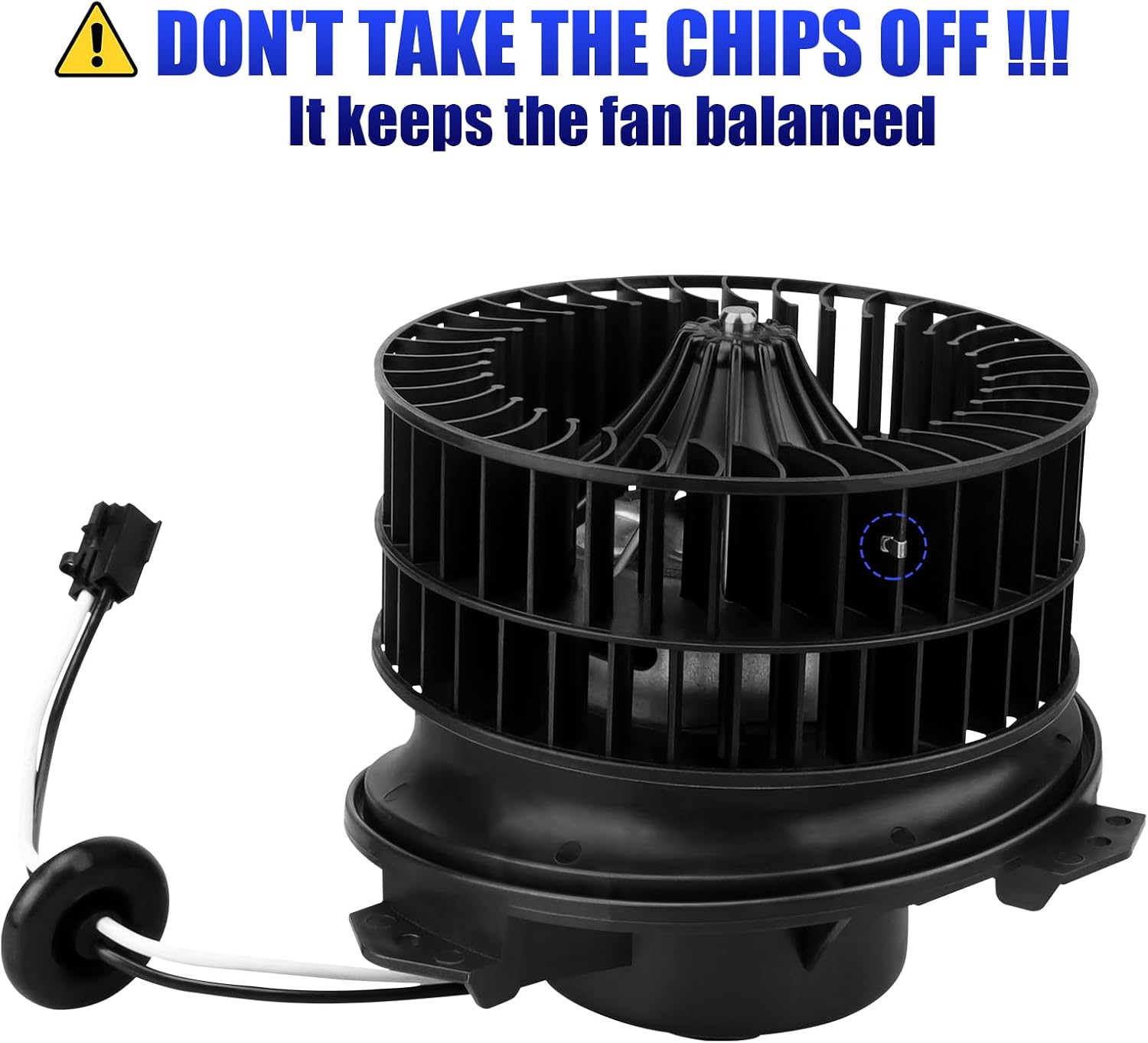 Motor de soplador de CA delantero con ventilador para Dodge Caravan Grand Caravan Chrysler Town and Country Voyager Pacifica 2001 2002 2003 2004